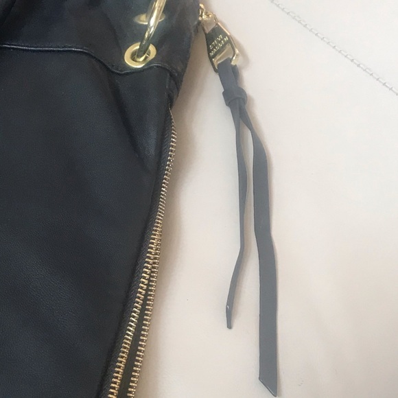 Steve Madden Black Expandable Purse - Picture 8 of 16